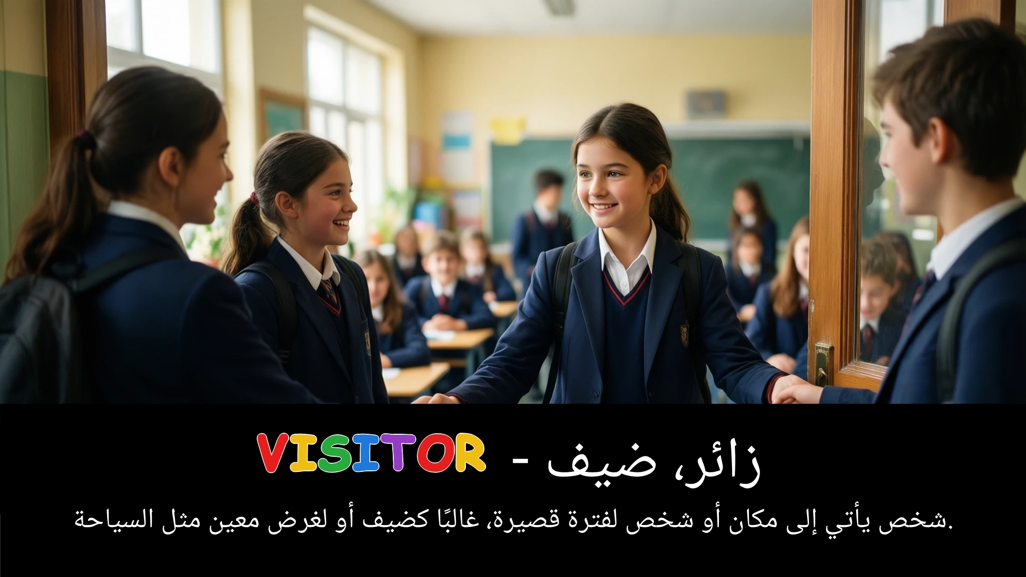 Arabic Illustration for visitor